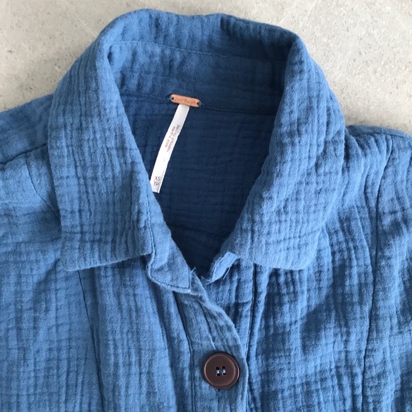 Free People Button Down Shirt - Picture 4 of 5